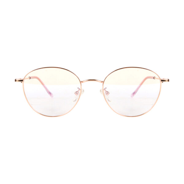 SpexVue | Full Rim Rose Gold | Oval For Women | Eyeglassess|Computer Glasses|Blue Ray Protective(BlueCut) - Image 2