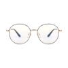 SpexVue | Full Rim Black Gold | Oval For Women | Eyeglassess|Computer Glasses|Blue Ray Protective(BlueCut) - Image 2