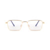 SpexVue | Full Rim Gold | Wayfarer For Men & Women | Eyeglassess|Computer Glasses|Blue Ray Protective(BlueCut) - Image 2
