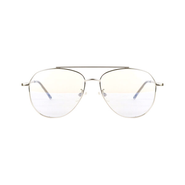 SpexVue | Full Rim Silver | Aviator For Men & Women | Eyeglassess|Computer Glasses|Blue Ray Protective(BlueCut) - Image 2