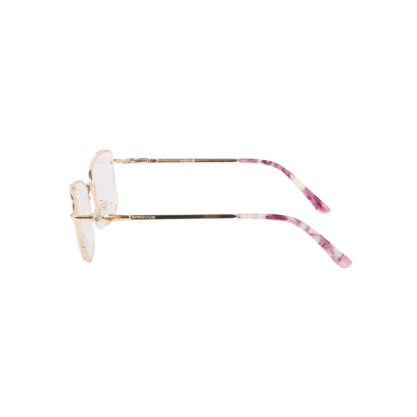 SpexVue  | Full Rim Black Gold | Cateye For Women | Eyeglassess - Image 4