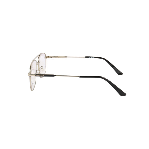 SpexVue  | Full Rim Silver Black | Wayfarer For Men & Women | Eyeglassess - Image 4