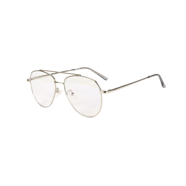 SpexVue | Full Rim Silver | Aviator For Men & Women | Eyeglassess|Computer Glasses|Blue Ray Protective(BlueCut) - Image 3