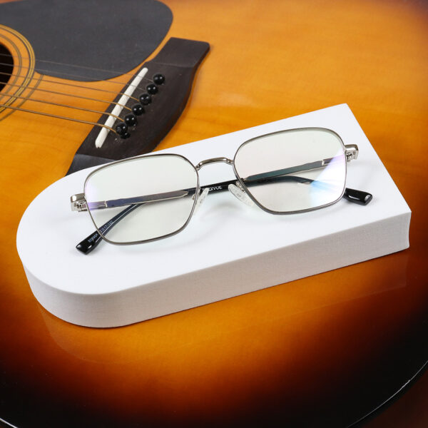 SpexVue | Full Rim Silver | Wayfarer For Men & Women | Eyeglassess|Computer Glasses|Blue Ray Protective(BlueCut)