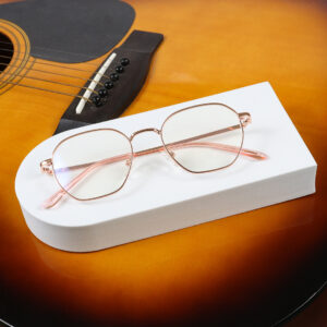 SpexVue  | Full Rim Rose Gold | Hexa For Men & Women | Eyeglassess