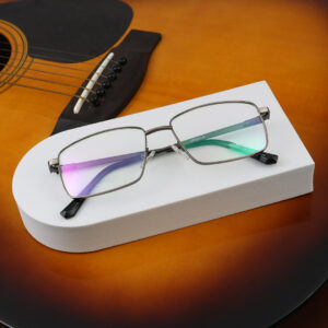 SpexVue | Full Rim Gunmetal | Wayfarer For Men & Women | Eyeglassess|Computer Glasses|Blue Ray Protective(BlueCut)