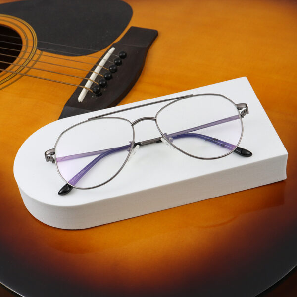 SpexVue  | Full Rim Gunmetal | Aviator For Men & Women | Eyeglassess