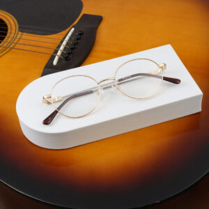 SpexVue  | Full Rim Gold | Oval For Women | Eyeglassess
