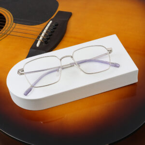 SpexVue | Full Rim Silver | Wayfarer For Men & Women | Eyeglassess|Computer Glasses|Blue Ray Protective(BlueCut)