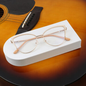 SpexVue  | Full Rim Gold | Cateye For Women | Eyeglassess