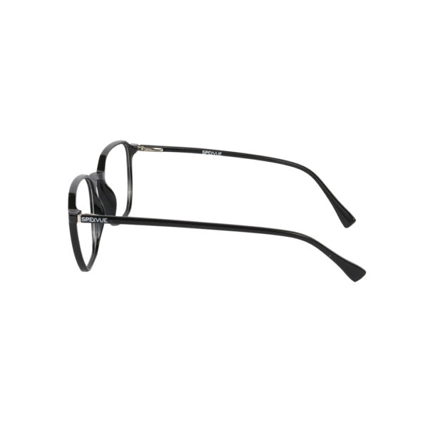 SpexVue | Full Rim Black | Hexa For Men & Women | Eyeglassess|Computer Glasses|Blue Ray Protective(BlueCut) - Image 4