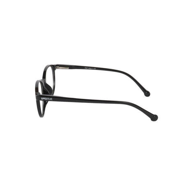 SpexVue | Full Rim Black | Oval For Kids | Eyeglassess|Computer Glasses|Blue Ray Protective(BlueCut) - Image 4