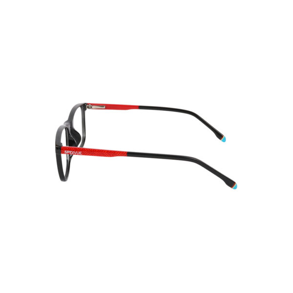 SpexVue | Full Rim Black | Wayfarer For Kids Boy | Eyeglassess|Computer Glasses|Blue Ray Protective(BlueCut) - Image 4