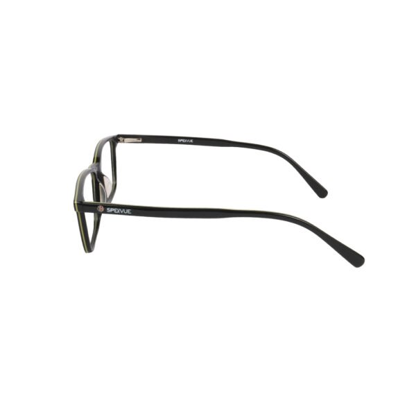 SpexVue | Full Rim Black | Wayfarer For Men & Women | Eyeglassess|Computer Glasses|Blue Ray Protective(BlueCut) - Image 4