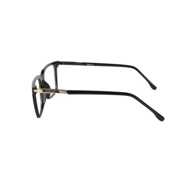 SpexVue | Full Rim Black | Wayfarer For Men & Women | Eyeglassess|Computer Glasses|Blue Ray Protective(BlueCut) - Image 4