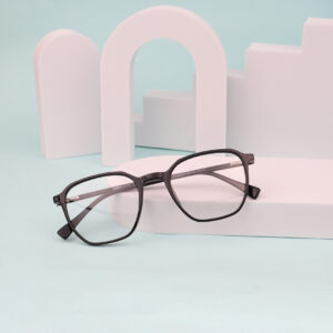 SpexVue | Full Rim Black | Hexa For Men & Women | Eyeglassess|Computer Glasses|Blue Ray Protective(BlueCut)