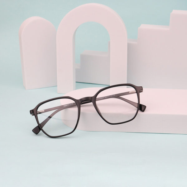 SpexVue | Full Rim Black | Hexa For Men & Women | Eyeglassess|Computer Glasses|Blue Ray Protective(BlueCut)