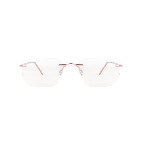 SpexVue | Rim Less Pink | Wayfarer For Women | Eyeglassess|Computer Glasses|Blue Ray Protective(BlueCut) - Image 4