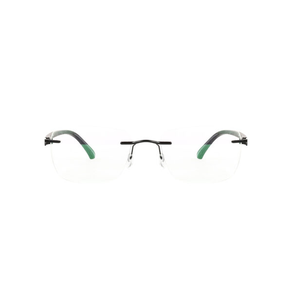 SpexVue | Rim Less Black | Rectangle For Men & Women | Eyeglassess|Computer Glasses|Blue Ray Protective(BlueCut) - Image 2