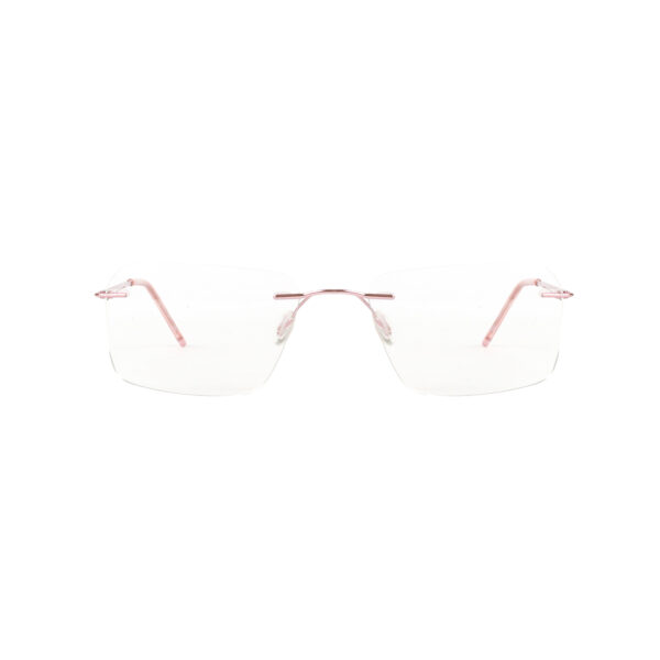 SpexVue | Rim Less Pink | Wayfarer For Women | Eyeglassess|Computer Glasses|Blue Ray Protective(BlueCut) - Image 2