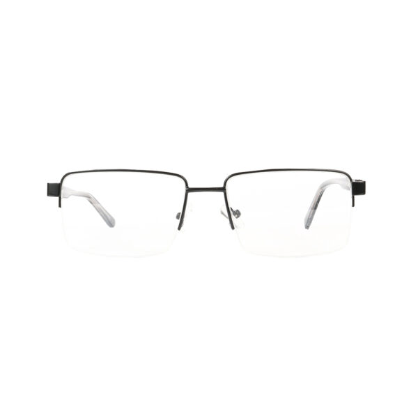 SpexVue  | Half Rim  Black | Rectangle For Men & Women | Eyeglassess - Image 2
