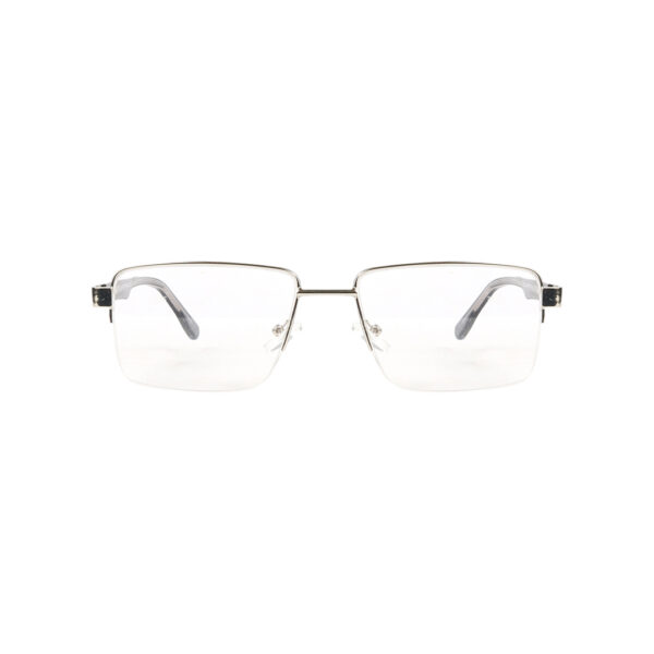 SpexVue  | Half Rim  Silver | Rectangle For Men & Women | Eyeglassess - Image 2
