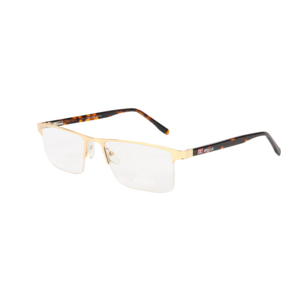 SpexVue  | Half Rim  Gold | Rectangle For Men & Women | Eyeglassess - Image 3