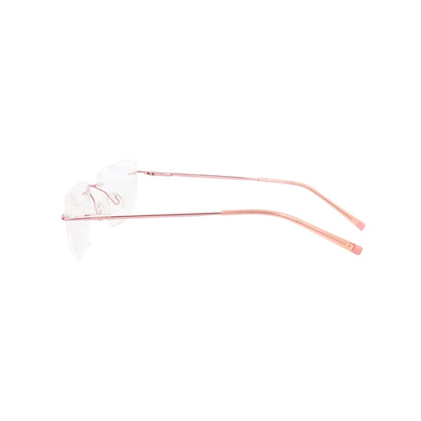 SpexVue | Rim Less Pink | Wayfarer For Women | Eyeglassess|Computer Glasses|Blue Ray Protective(BlueCut) - Image 2