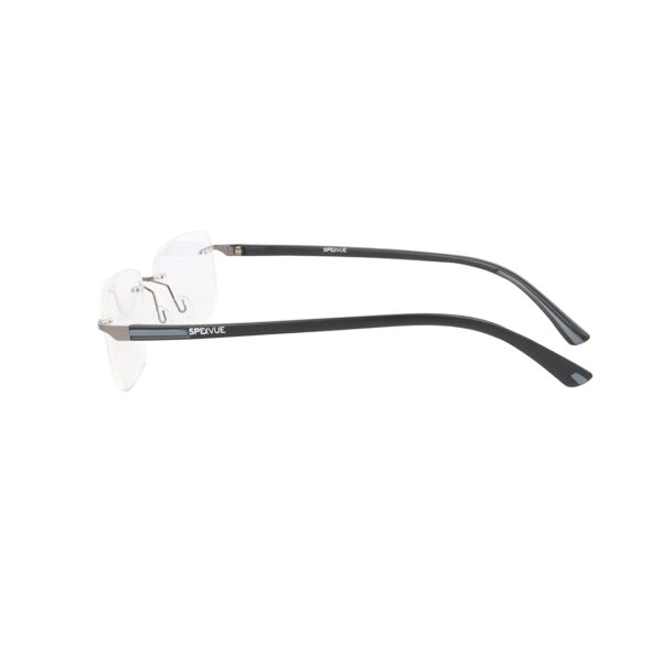SpexVue  | Rim Less  Gunmetal | Rectangle For Men & Women | Eyeglassess - Image 4