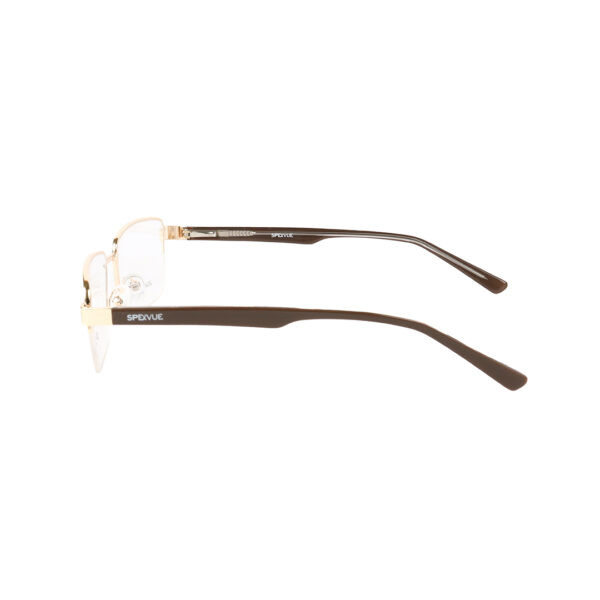 SpexVue  | Half Rim  Gold | Rectangle For Men & Women | Eyeglassess - Image 4