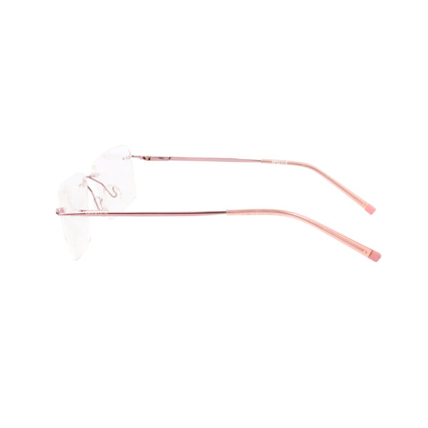 SpexVue | Rim Less Pink | Wayfarer For Women | Eyeglassess|Computer Glasses|Blue Ray Protective(BlueCut) - Image 4