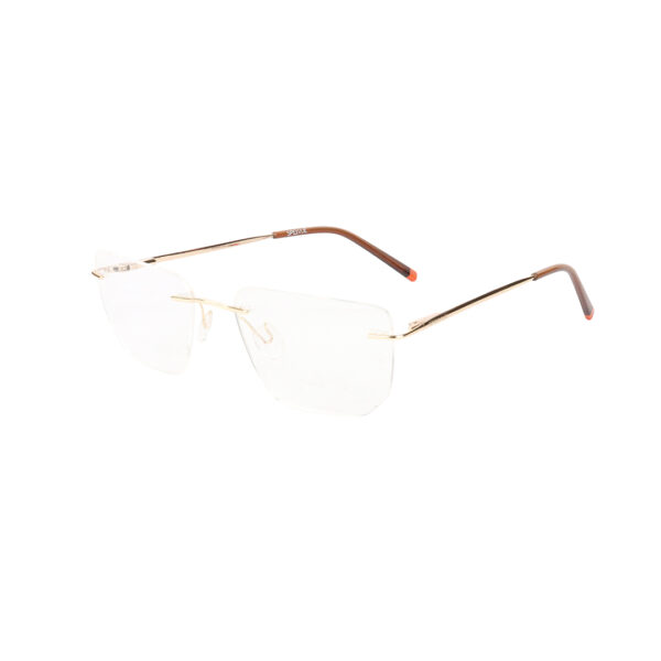 SpexVue | Rim Less Gold | Wayfarer For Men & Women | Eyeglassess|Computer Glasses|Blue Ray Protective(BlueCut) - Image 3