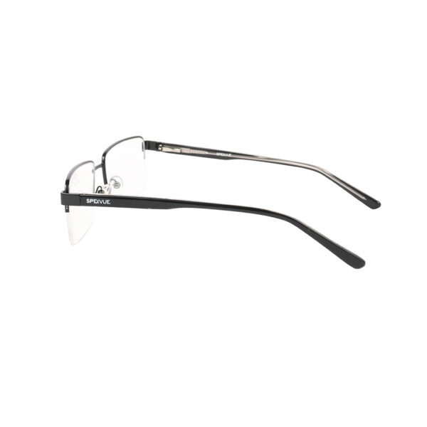 SpexVue  | Half Rim  Black | Rectangle For Men & Women | Eyeglassess - Image 4
