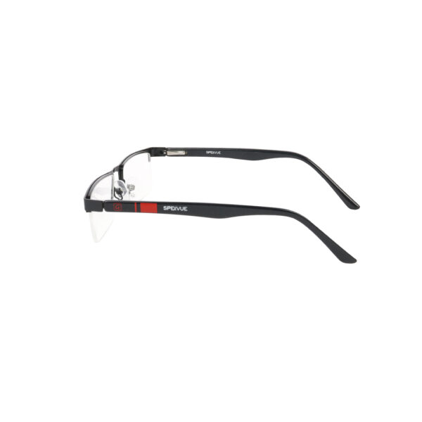 SpexVue  | Half Rim  Black | Rectangle For Men & Women | Eyeglassess - Image 4