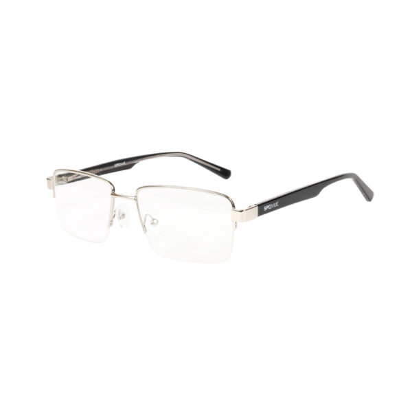 SpexVue  | Half Rim  Silver | Rectangle For Men & Women | Eyeglassess - Image 3