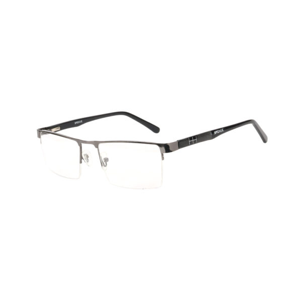 SpexVue | Half Rim Gunmetal | Wayfarer For Men & Women | Eyeglassess|Computer Glasses|Blue Ray Protective(BlueCut) - Image 3