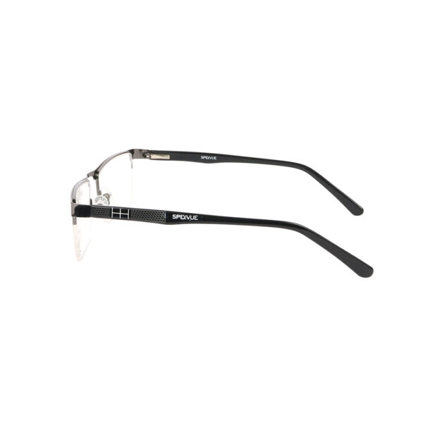 SpexVue | Half Rim Gunmetal | Wayfarer For Men & Women | Eyeglassess|Computer Glasses|Blue Ray Protective(BlueCut) - Image 4