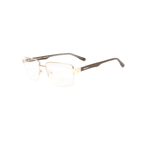 SpexVue  | Half Rim  Gold | Rectangle For Men & Women | Eyeglassess - Image 3