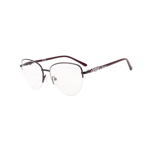 SpexVue  | Half Rim  Gunmetal | Cateye For Women | Eyeglassess - Image 3