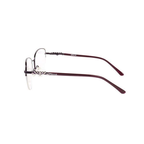 SpexVue  | Half Rim  Gunmetal | Cateye For Women | Eyeglassess - Image 4