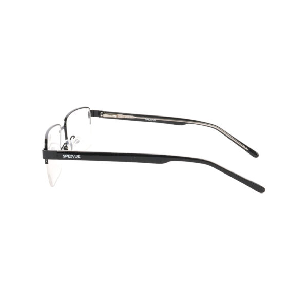 SpexVue  | Half Rim  Black | Rectangle For Men & Women | Eyeglassess - Image 4