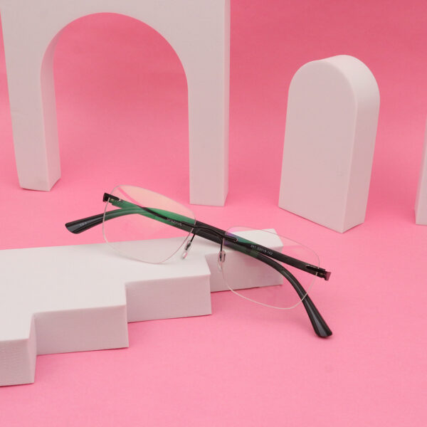 SpexVue  | Rim Less  Black | Rectangle For Men & Women | Eyeglassess
