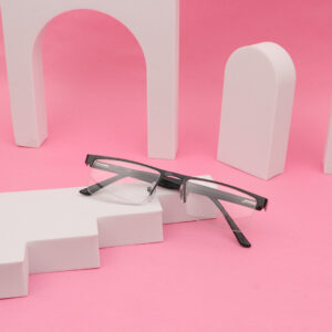 SpexVue  | Half Rim  Black | Rectangle For Men & Women | Eyeglassess