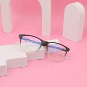 SpexVue | Full Rim Transparent Black | Wayfarer For Kids | Eyeglassess|Computer Glasses|Blue Ray Protective(BlueCut)