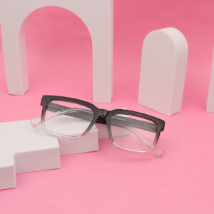 SpexVue | Full Rim Transparent Black | Wayfarer For Men & Women | Eyeglassess