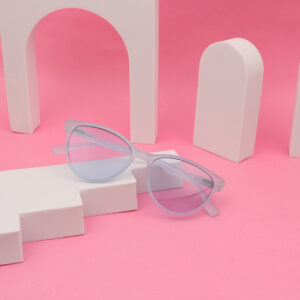 SpexVue  | Full Rim  Transparent Blue | Cateye For Men & Women | Sunglass