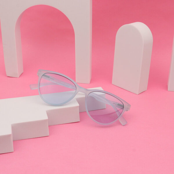 SpexVue  | Full Rim  Transparent Blue | Cateye For Men & Women | Sunglass