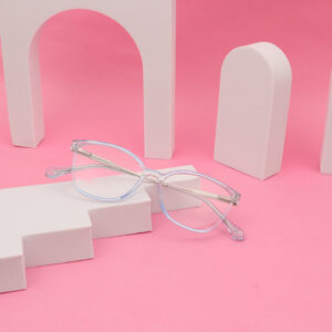 SpexVue | Full Rim Transparent Blue | Cateye For Women | Eyeglassess
