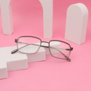 SpexVue | Full Rim Gunmetal Grey | Wayfarer For Men & Women | Eyeglassess|Computer Glasses|Blue Ray Protective(BlueCut)