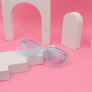 SpexVue  | Full Rim  Transparent Blue | Cateye For Men & Women | Sunglass